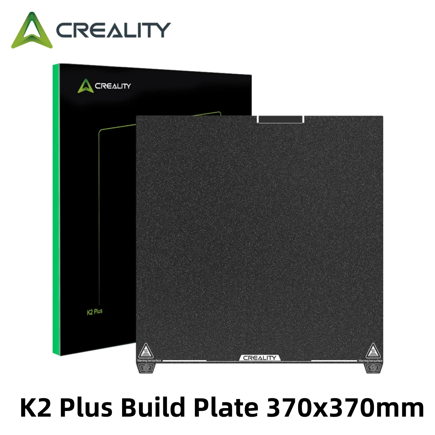 Creality - K2 Plus - Plateau d'impression PEI Givré - 370 x 370 mm