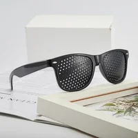 Anti-myopia Astigmatism Glasses Vision Correction Fatigue Pin Hole Glasses with Holes for Men Women Eyesight Improvement Eyewear - Image 2