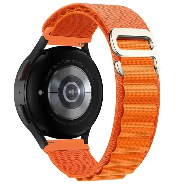 Nylon Loop Adjustable Bracelet Watchband Strap - 22mm/20mm