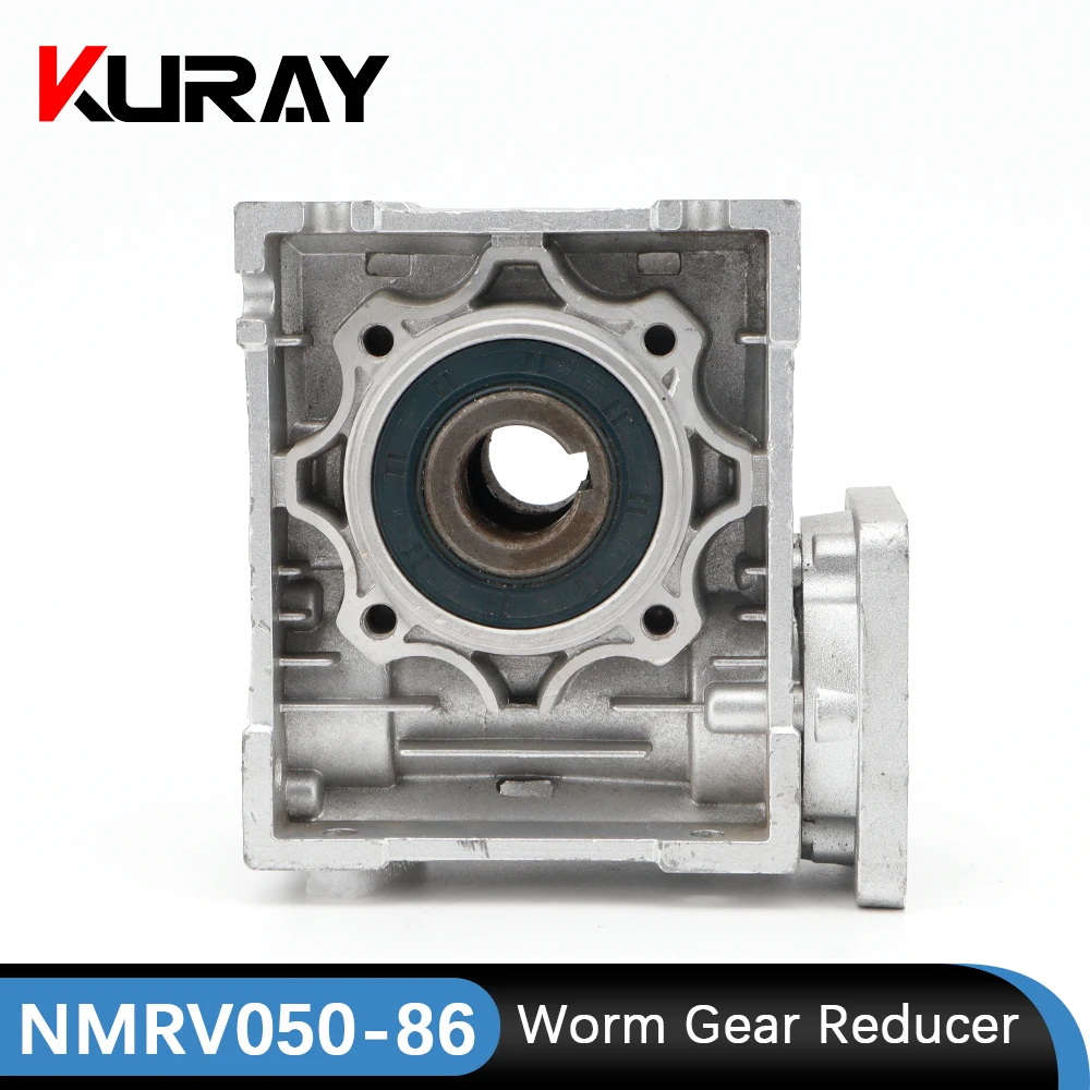 Kuray-서보 모터 NMRV050 기어 박스 웜 기어 감속기 비율 5 :1/100: 1 입력 샤프트 11/14/19mm, cnc용 입력 구멍 25mm