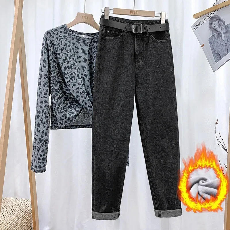 Black and gray plus velvet