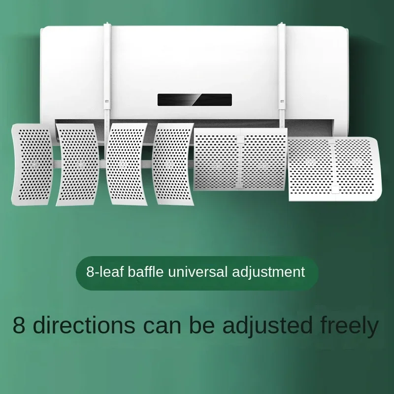 

Blowing Air-conditioner Anti-direct Wall-mounted Wind Conditioning Windshield Cover Air Baffle Outlet Deflector Universal