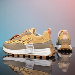 New Sport Walking Shoes Sneakers Men Breathable Casual Canvas Shoes Male Comfortable Fashion Running Sneakers Men Flat Soft