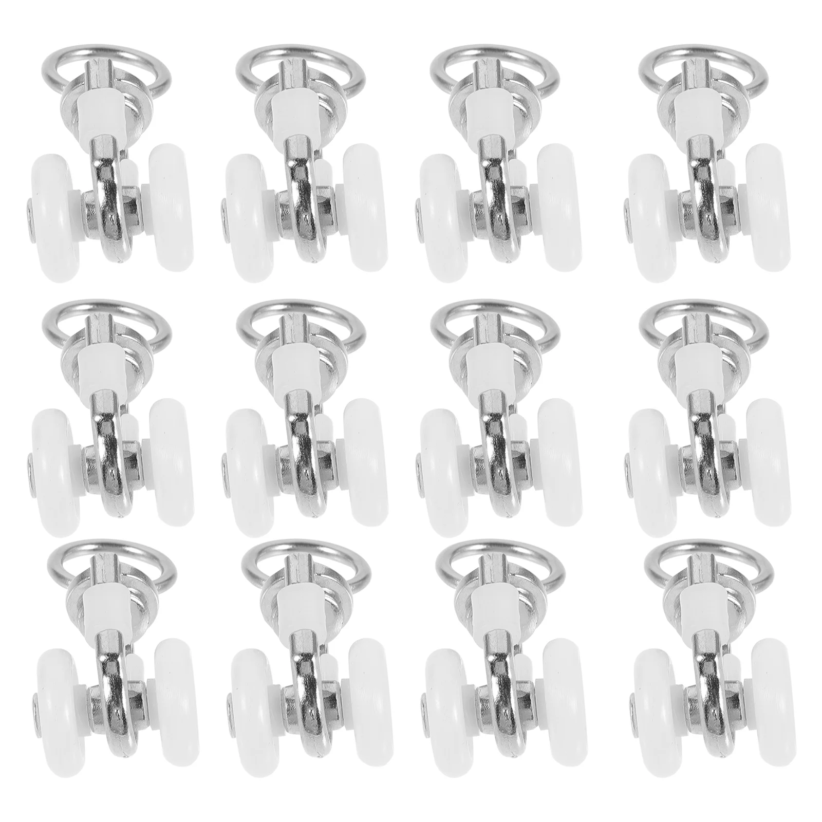 커튼 트랙 글라이더, 더블 휠 롤링 레일 러너 슬라이더 롤러, 20 개