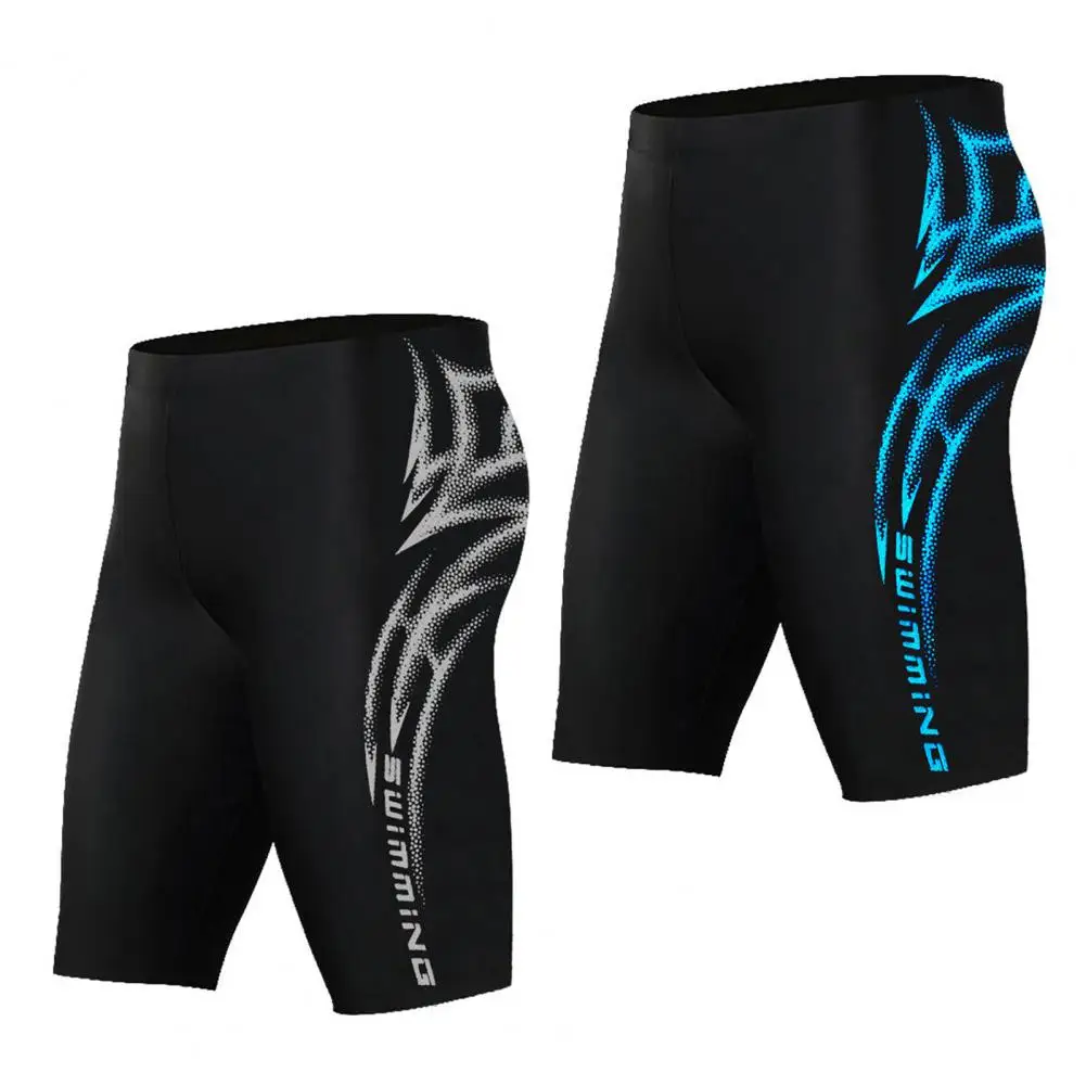 Swim Trunks,Swim Shorts,Men Swimsuit Men Swimming Trunks Elastic Quick Dry Slim Fit Racing Swim Trunks Mid Waist Bathing Boxers Surfing Water Sports Swimming Shorts