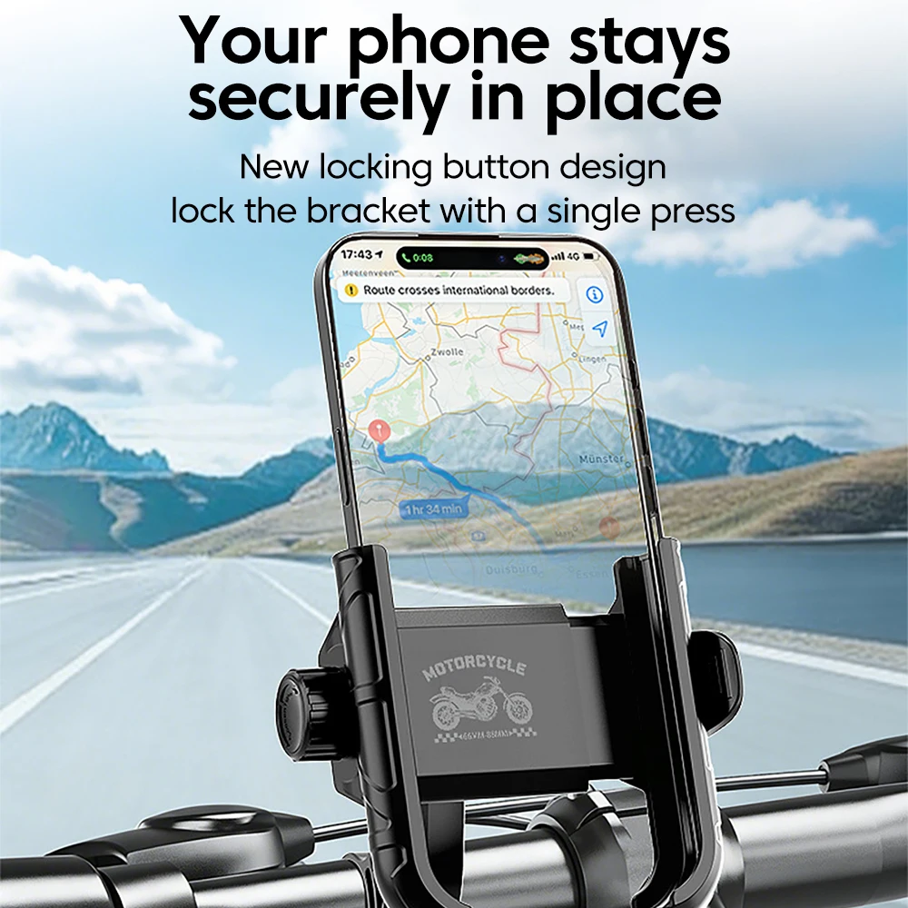 Universal Bicycle and Motorcycle Mobile Phone Holder