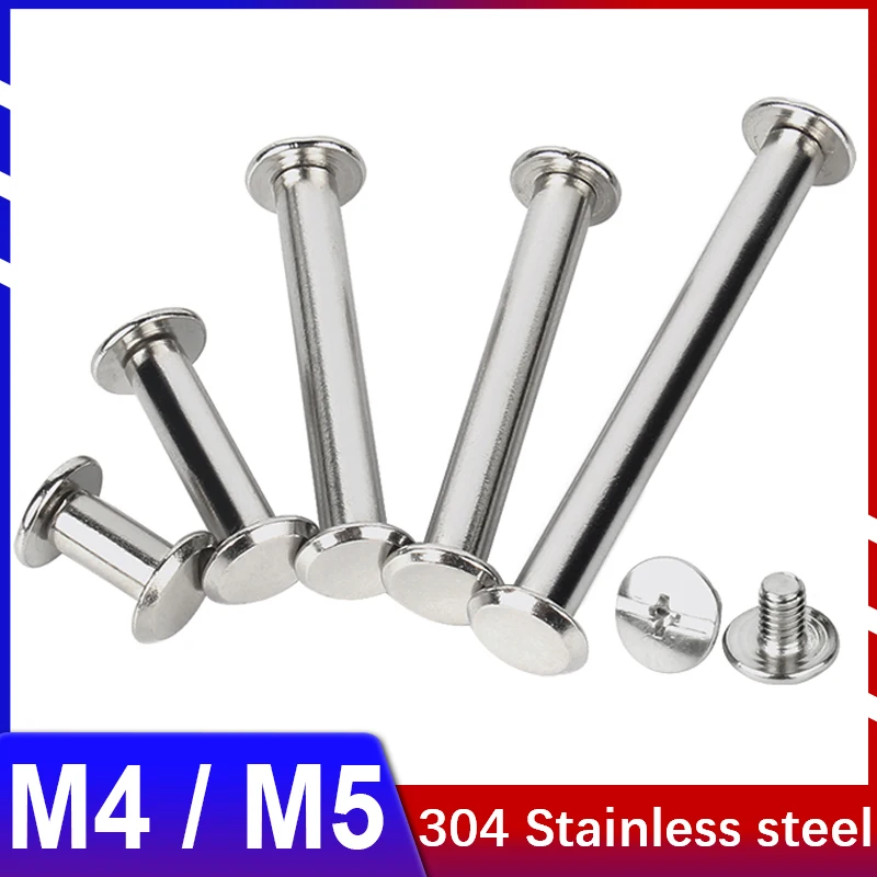 M4M5SplintButtLockRivetScrew304StainlessSteelFlatHeadRivet