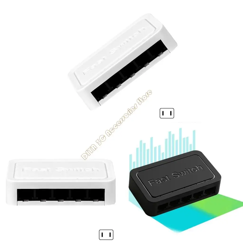 5 포트 1000Mbps 기가비트 네트워크 스위처 이더넷 스위처 RJ45 허브 분배..