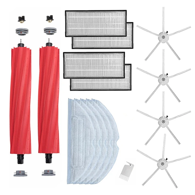 

Replacement Roller Brush Side Brushes Filters Compatible For Roborock S7 T7S T7plus Robot Vacuum Cleaner Accessories