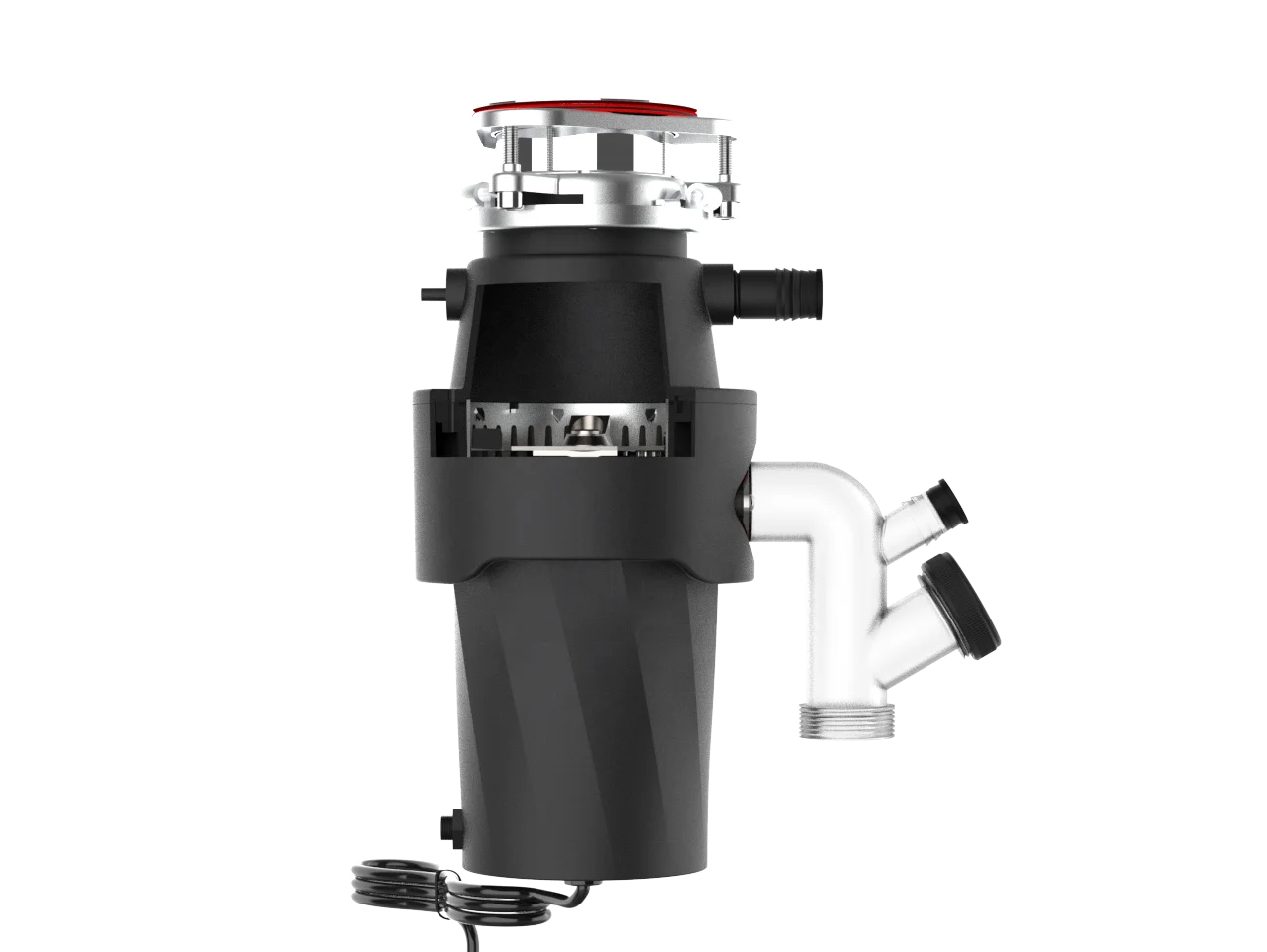 Intelligent Forward & Reverse 1.2L Grinding Chamber 3600 Rmp Food Waste Disposer 4