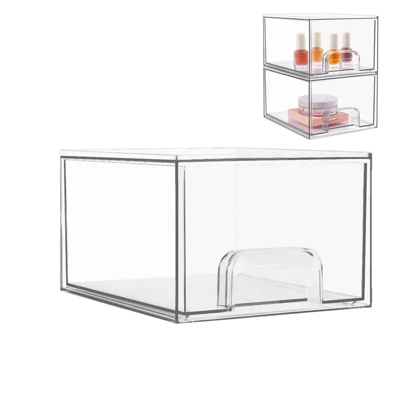 

Makeup Organizer Clear Desk Makeup Jewelry Pen Stationary Cosmetic Organizer With For Cotton Swabs Rounds Ball Makeup Box