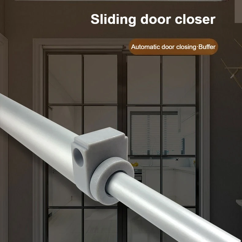 บัฟเฟอร์แบบเลื่อนแบบกดดึงประตูอัตโนมัติอลูมิเนียมอัลลอยด์/ไม้/ประตูมุกปกติปิดประตูในครัวเรือน 1