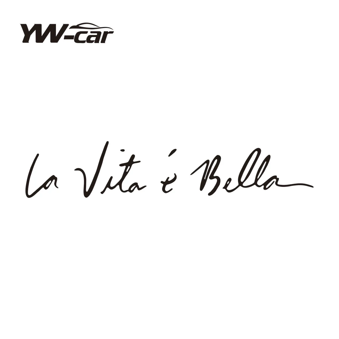 이탈리아 견적 자동차 스티커, 방수 노트북 데칼, 트럭 범퍼 창, 18*4cm