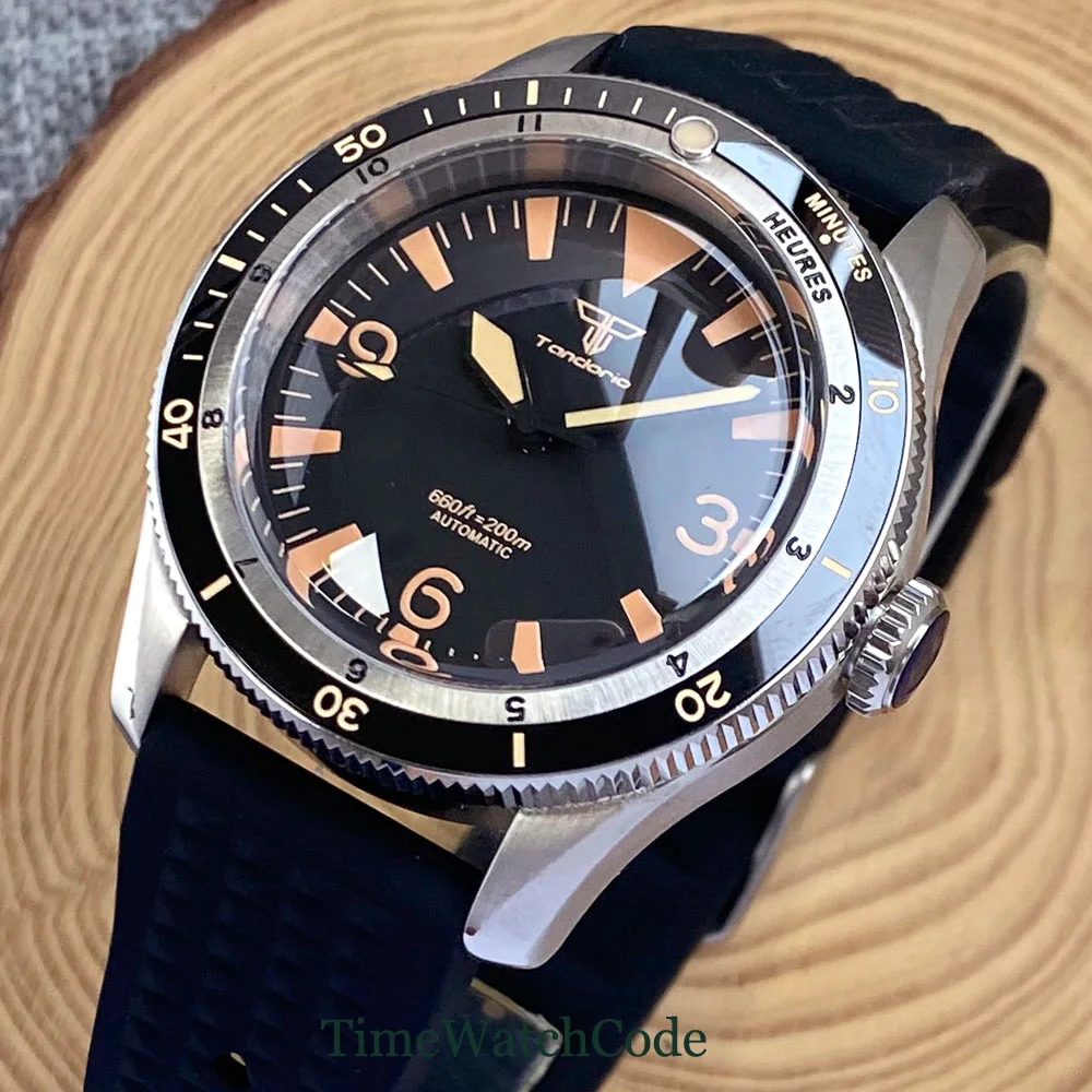 Cassa For Orologio For Vetro Zaffiro A Rotazione Bidirezionale Da