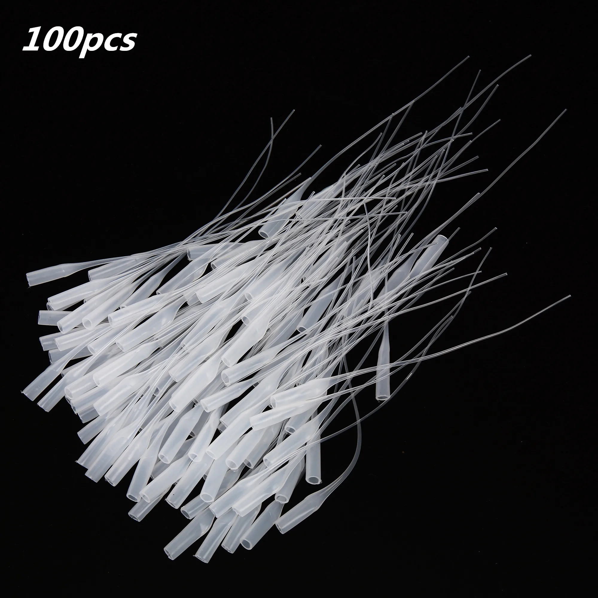 

100 Pcs Glue Micro-Tips Plastic Glue Bottle Tips Glue Extender Precision Applicator Dropping Tube Nozzle Lab Adhesive Dispensers