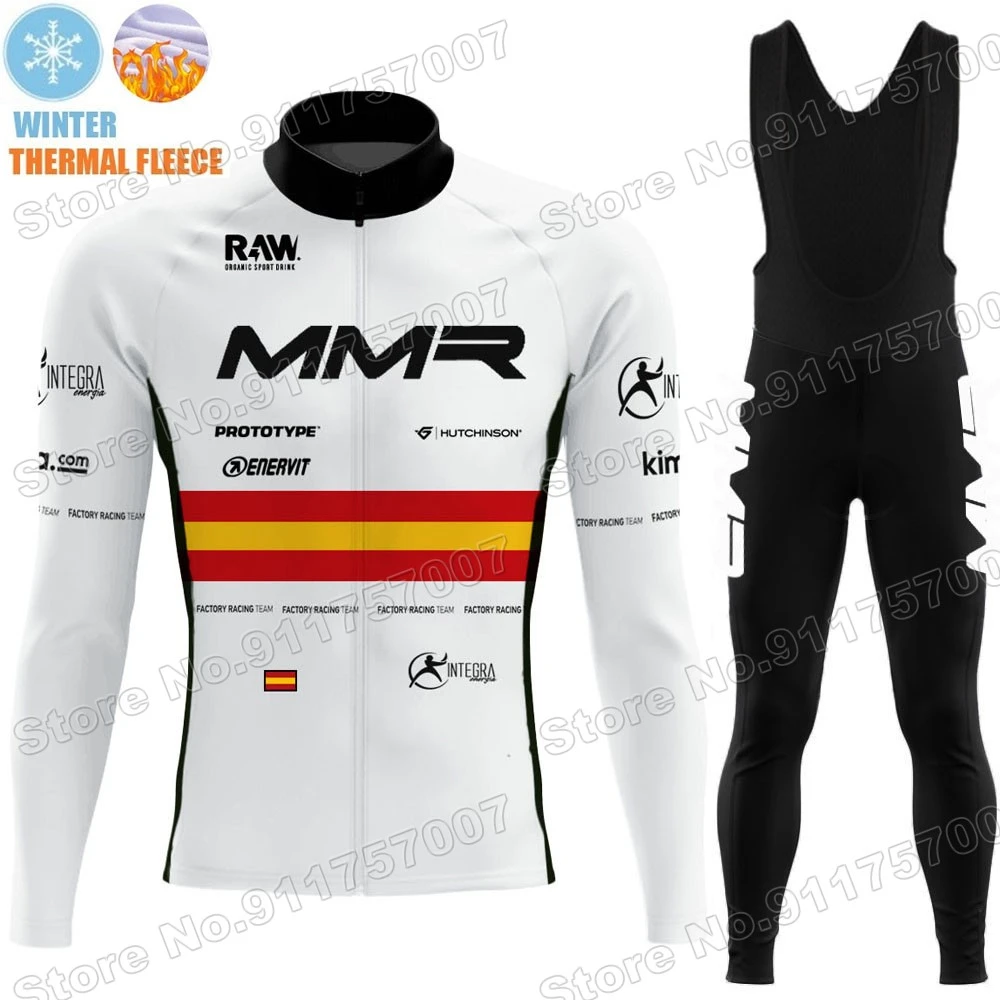 MMR Conjunto de Ropa de Ciclismo para hombre y mujer, conjunto de de invierno para España, chaqueta térmica para bicicleta de carretera, mallas con pechera, Maillot, 2022| | - AliExpress