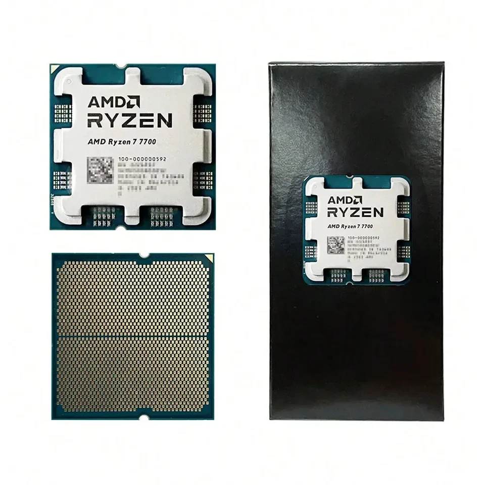 新しい AMD Ryzen 7 7700 3.8GHz ソケット AM5 8 コア 16 スレッド R7