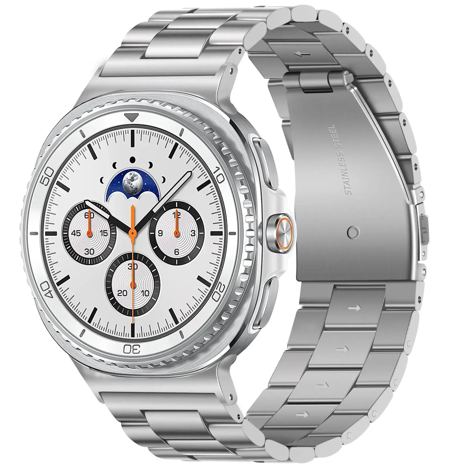Luxury Stainless Steel Bracelet Band - Premium Metal Strap