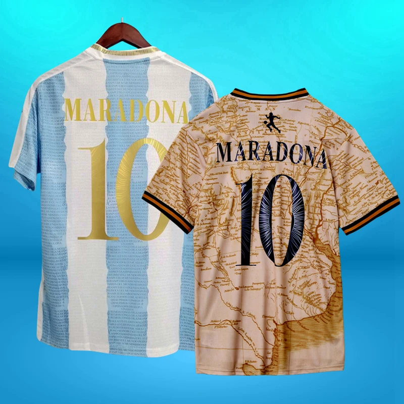 Blijven handleiding Intrekking Argentina Football Shirt Gold Anniversary | Football Soccer Jerseys  Argentina - Soccer Jerseys - Aliexpress