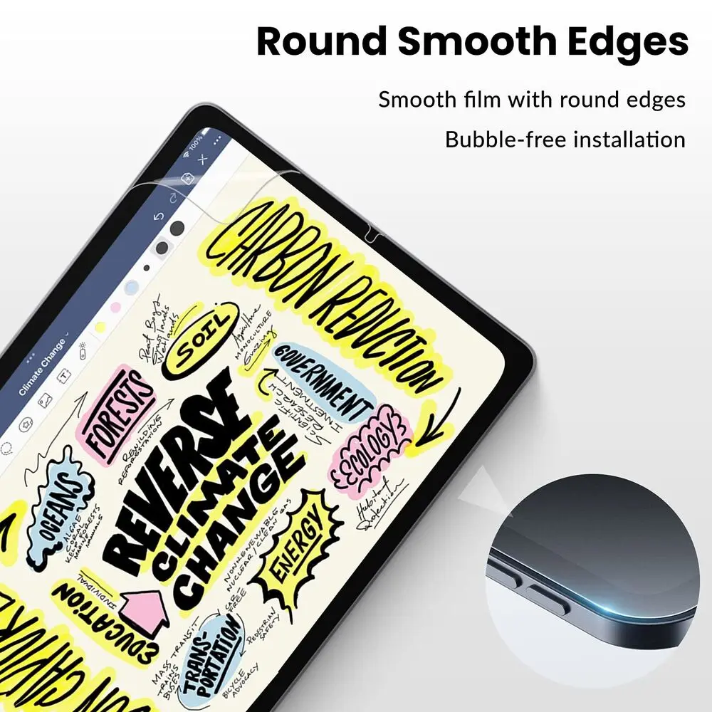 Matte Screen Protector For iPad mini A17 Pro 2024 mini7 mini 6(8.3inch)Write On Paper Writing Paint Soft Film 6