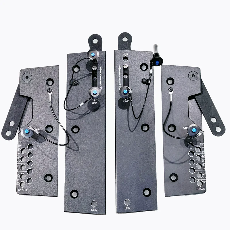 MW Audio 12" Aluminium Line Array Rigging-Kit, 4-Punkt-Hardware für professionelle Bühnenlautsprechersysteme – Detail 4