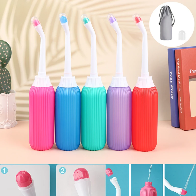 100/500ml Portable Bidet Private Parts Flushing Device Butt Cleaner Confinement Pregnant Lying-in Women's Perineum Body Care