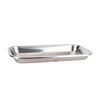 1PC Stainless Steel Cosmetic Storage Tray Tattoo Equipment Tray Doctor Surgery Dental Tray Fake Nail Tray Tool 4