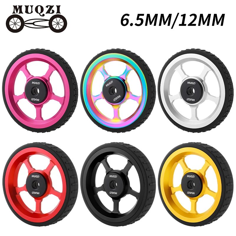 Bicycle Auxiliary Wheels Folding Bike Roller Wheels Compatible Brompton DAHON