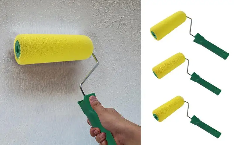 

Wall Paint Roller Sponge roller brush 8-inch nap roller brush elastic paint nap roller medium flower roller flower brush