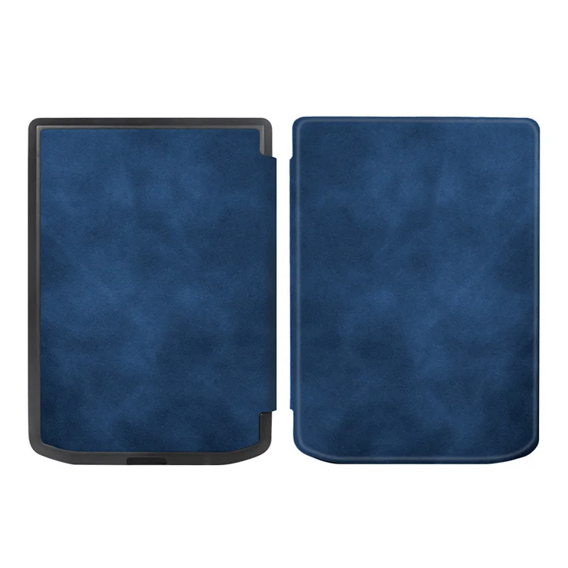 Artistic Style Handmade Soft Leather Magnetic Tablet Protective Shell E-Book Cover Case