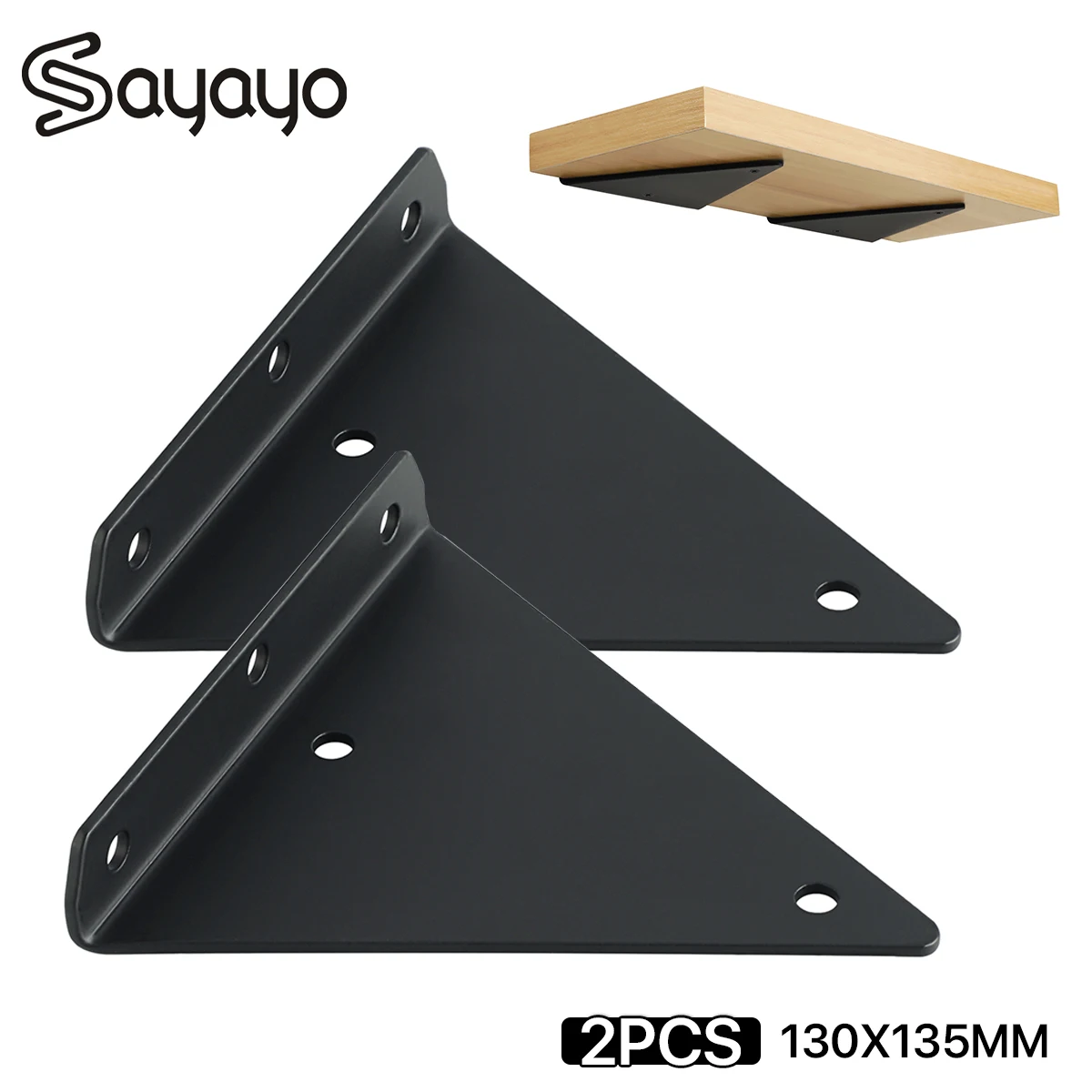 

Sayayo Invisible Wall Brackets Load-bearing Rack Shelf Triangle Wall Shelf Bracket Bookshelf Support Shelf Furniture Hardware