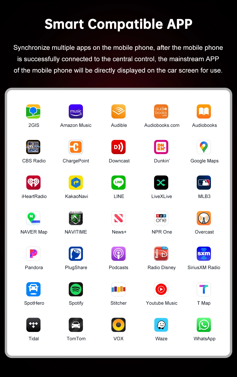 RoadTop 8,9 12,3 Zoll Wireless CarPlay Multimedia Ultra-dünner Bildschirm Android Auto Display für Audi A4 2009-2012 Airplay Autolink – Detail 19