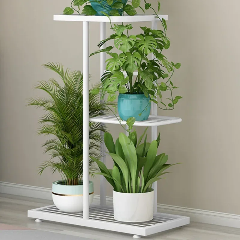 Modern Flower Stand Balcony Multi-layer Pots for Plants Stable Load-bearing Flower Holders Beautiful and Practical Planter Stand