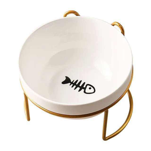 Ceramic Bowl for Kittens and Puppies - 500ML Pet Water Feeder & Cat Food Dispenser Dish Feeding Accessories Pet Feeding Bowl 4