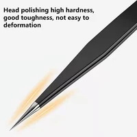 Eyelashes Tweezers Scrapbook Sticker Tape Picking DIY Journal Hand Account Tweezers Stainless Steel Mobile Phone Repair Tweezer 1