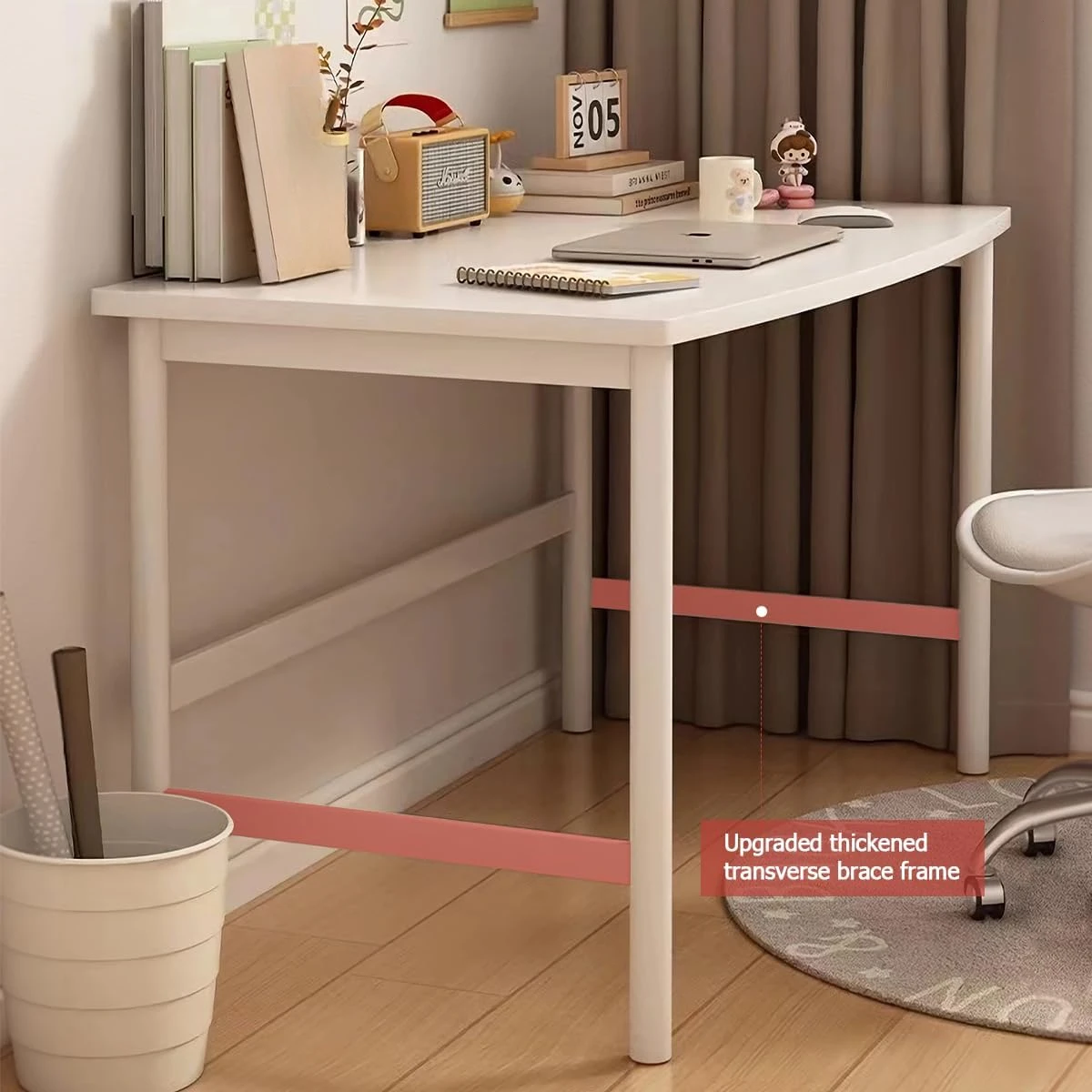 Small Computer Desk Simple Style Office Desk Study Work Table for Home Bedroom Writing Desk 4
