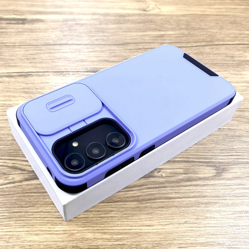 Duty Rugged Armor Matte Phone Case with Anti-Smudge Slide Camera Protector