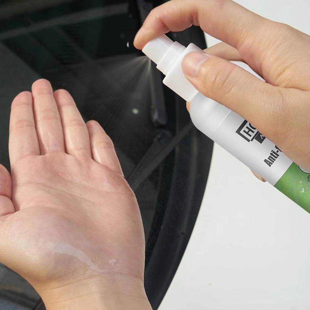 20-100ml Car Window Spray Glass Cleaner Paint Care Shampoo Polishe Waterproof Rainproof Anti-Fog Agent Water Repellents Anti Fog Spray
