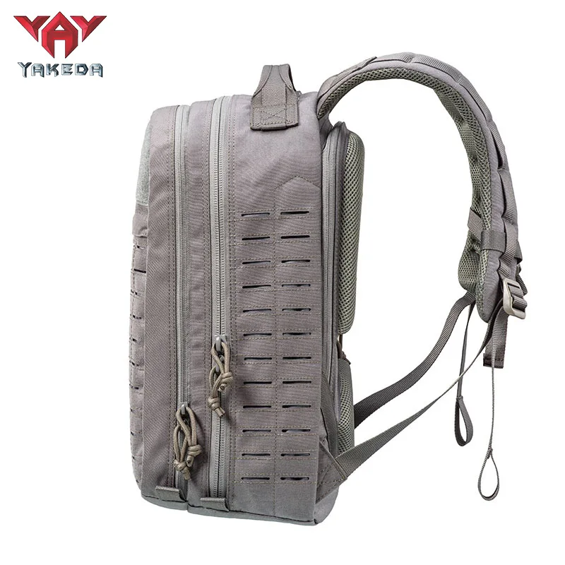 YAKEDA Multifunctional Backpack 35L Molle Outdoor Bag Men Women Camouflage Backpack 600D
