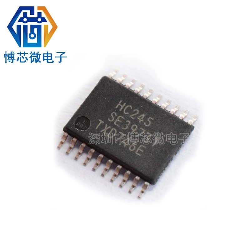 10PCS Genuine 74HC245PW 74HC245P Eight way bus transceiver chip with