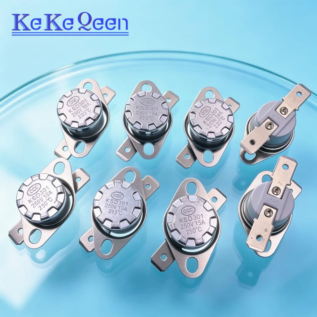 High-Temperature Normally Closed Thermal Control Switch 250V 15A