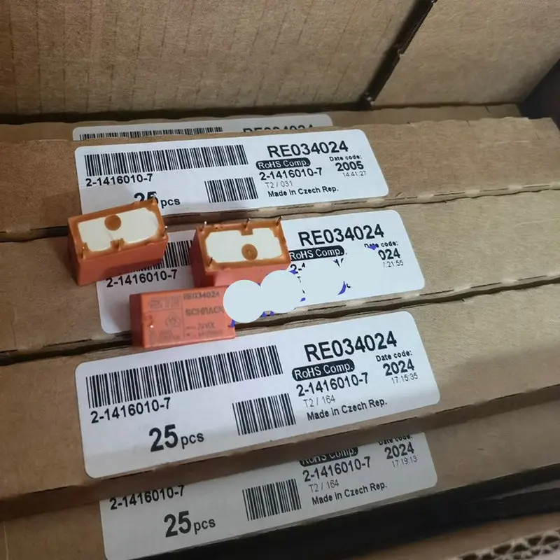 

Реле TE RE034024 оригинальное 2-1416010-7, 5 шт.