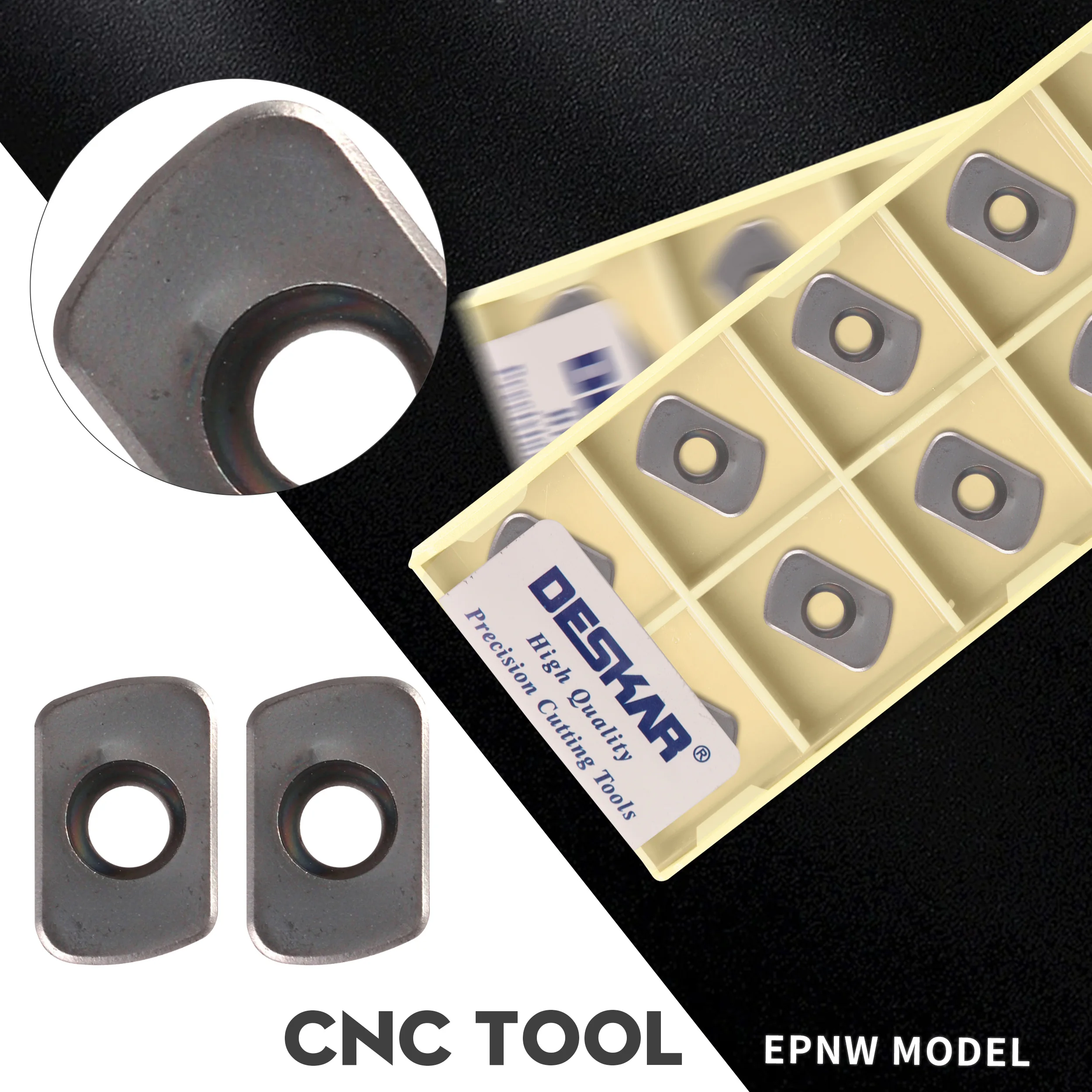 10pcs EPNW0603TN-8 LF6018 hard metal CNC lathe turning inserts High-quality milling turning tools Wear-resistant milling inserts