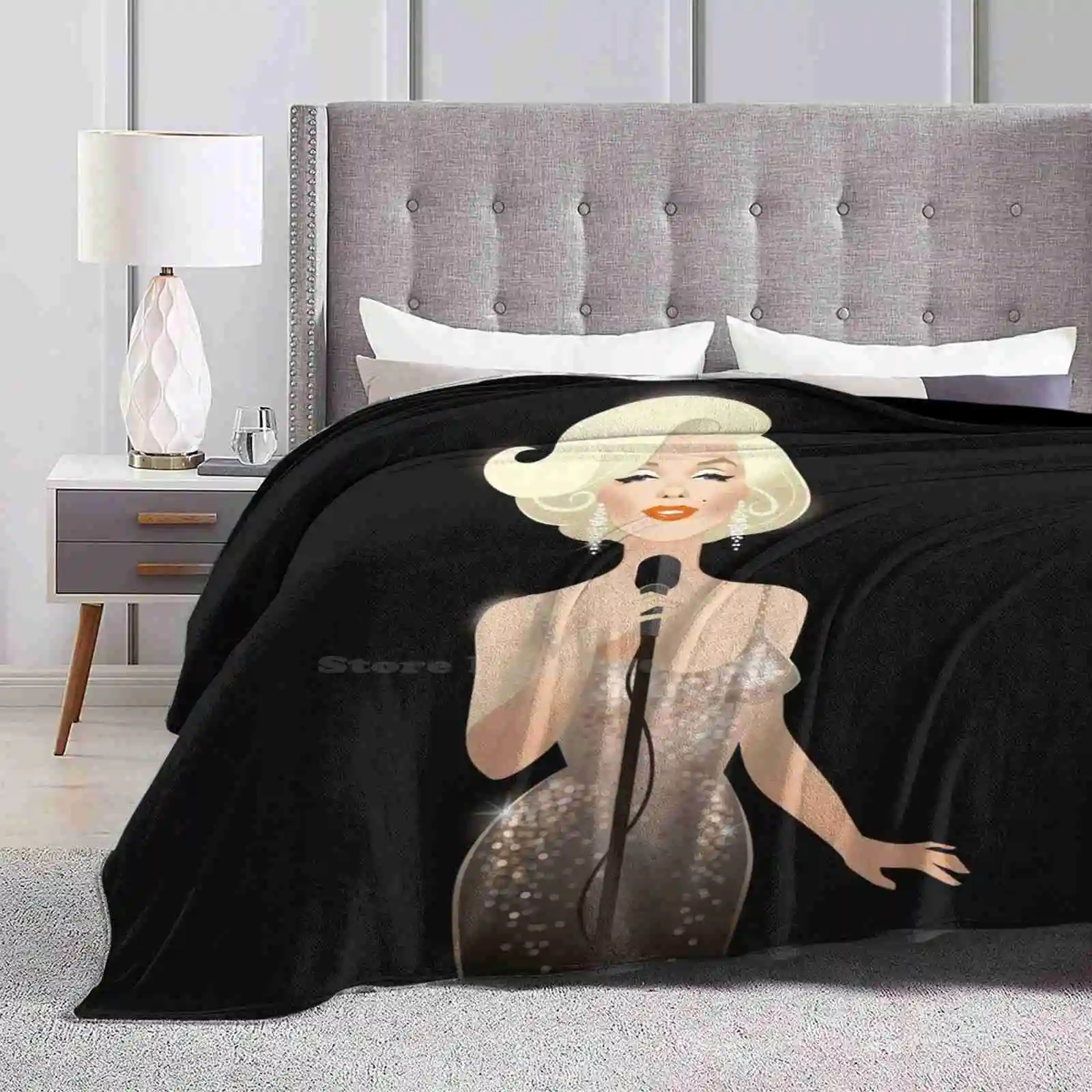 Buon Compleanno Mr. President Nuovo Arrivo Moda Per Il Tempo Libero Coperta Di Flanella Calda Marilyn Monroe Buon Compleanno Mr President 1962