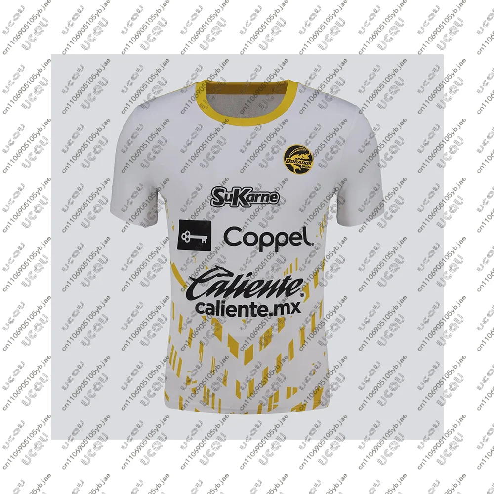 2025-26 남성 소년 성인 홈 축구 유니폼 세 번째 축구 스포츠 원정 빠른 건조 통기성 선물 D-도라도스 데 시날로아