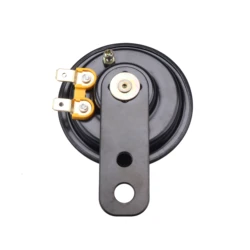 Enhanced Motorcycle Electric Horn with Reverse - Polarity Protection and Long Handle (Black)