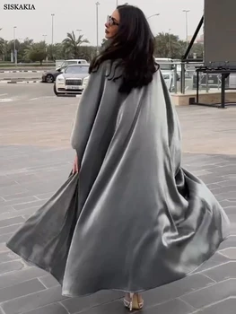 Kimono Abayas for Women Modest Muslim Moroccan Dubai Fashion 2