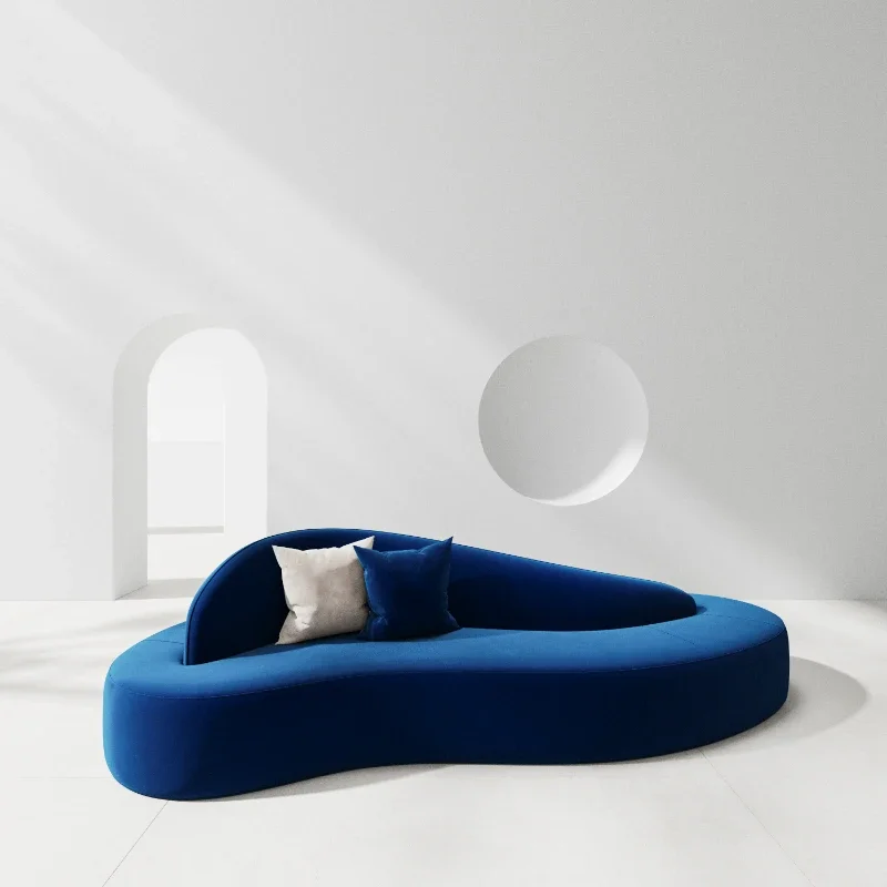 

Simple Large and Small Apartment Type Double-Seat Clothing Store Reception Lounge Sofa