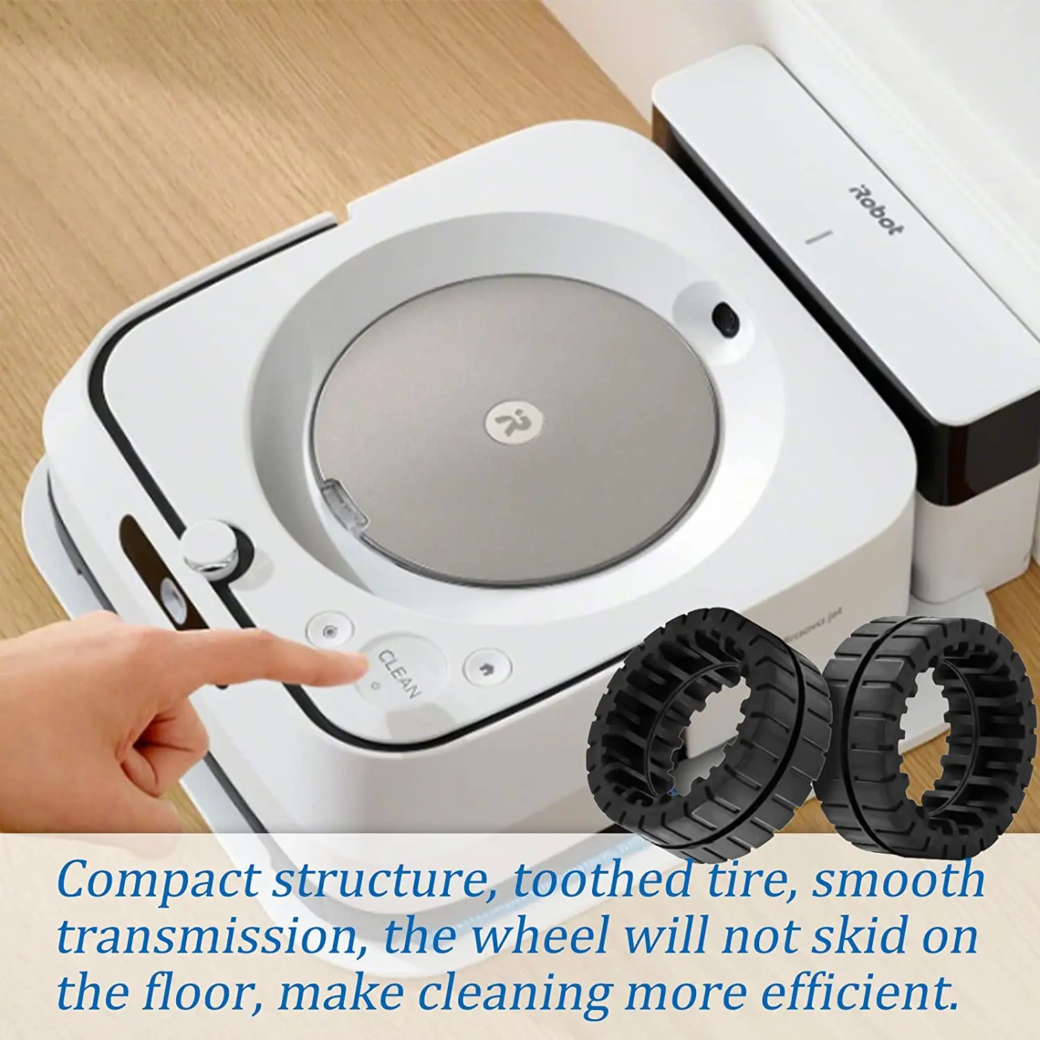 Voor IRobot voor Braava voor Jet M6 (6110, 6012) antislip