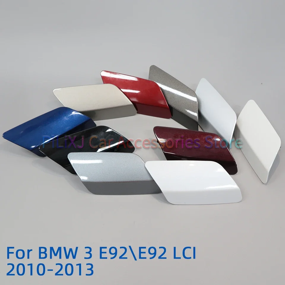 Car Headlight Washer Nozzle Cover For BMW E92 E93 LCI 320 325 330 335 M Coupe Convertible 2006-2013 Painted car headlight washer nozzle cover